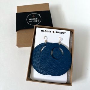 Nickel & Suede | Teal Ridge Nova Earrings | Size Medium
